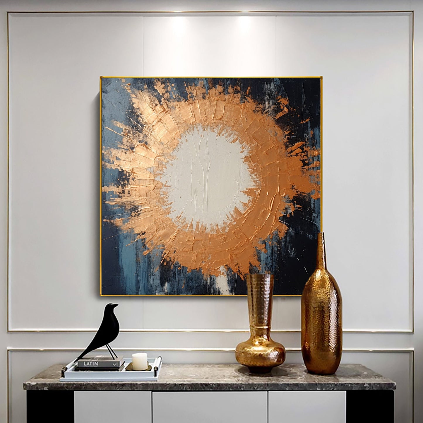 Original Gold – Large Gold Abstract Wall Art | Painting, view 2