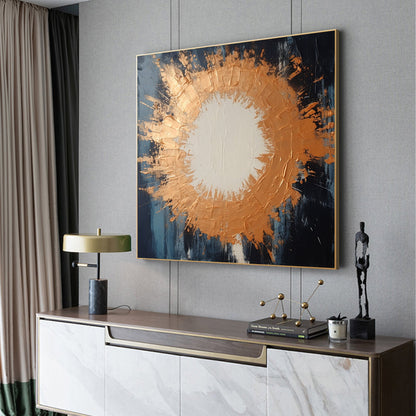 Original Gold – Large Gold Abstract Wall Art | Painting, view 4