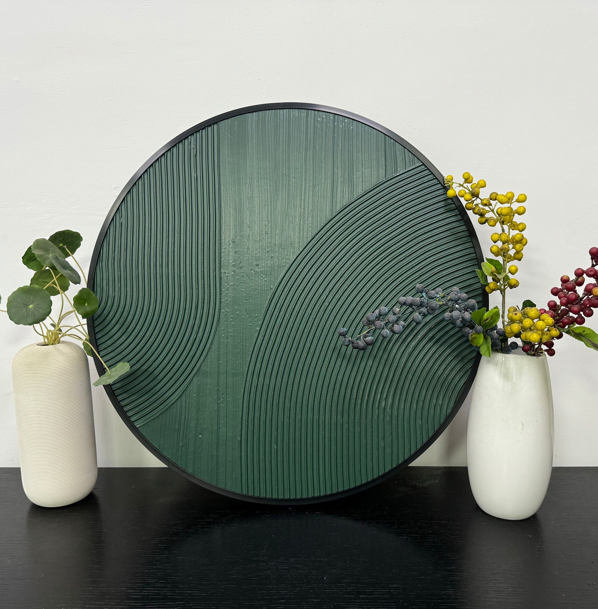 Arch Wall Art Wabi-Sabi Large Abstract Wall Art green textured Wall Art green – Abstract Painting