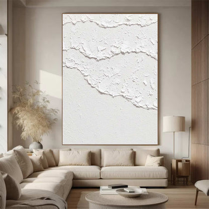 white Wall Art white 3D Textured art white textured Wall Art white abstract – Abstract Seascape Art