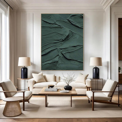 Large Green Wall Decor Large Green Wall Art Large Green Textured Wall Art – Abstract Painting