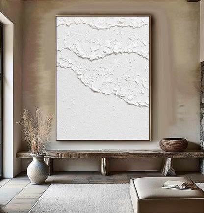 white Wall Art white 3D Textured art white textured Wall Art white abstract – Abstract Seascape Art