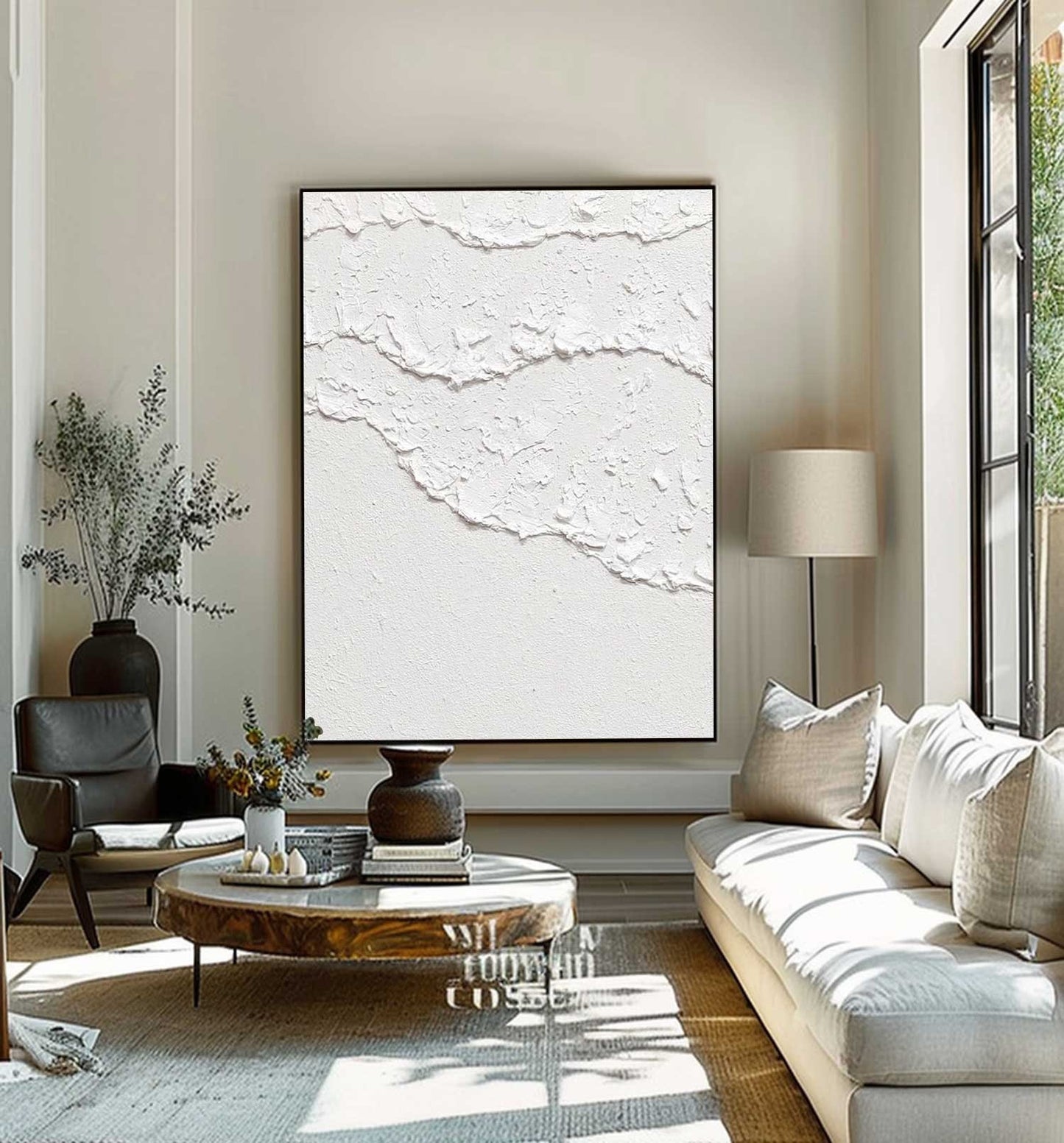white Wall Art white 3D Textured art white textured Wall Art white abstract – Abstract Seascape Art