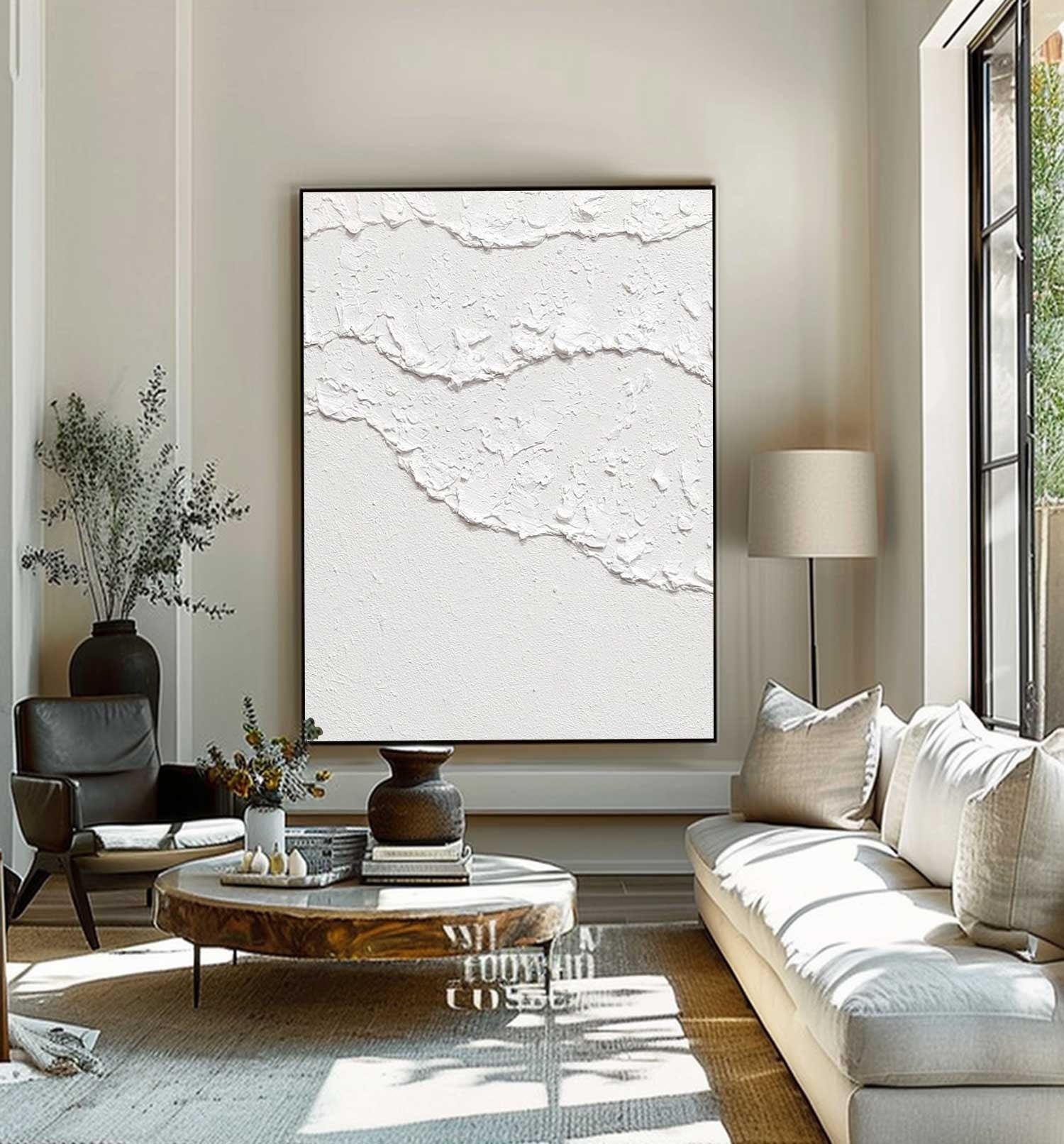 white Wall Art white 3D Textured art white textured Wall Art white abstract – Abstract Seascape Art
