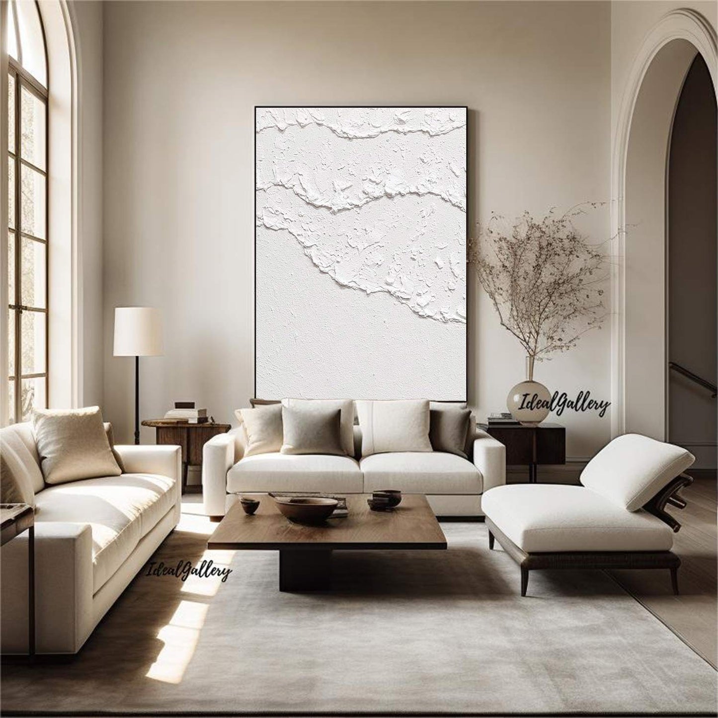 white Wall Art white 3D Textured art white textured Wall Art white abstract – Abstract Seascape Art