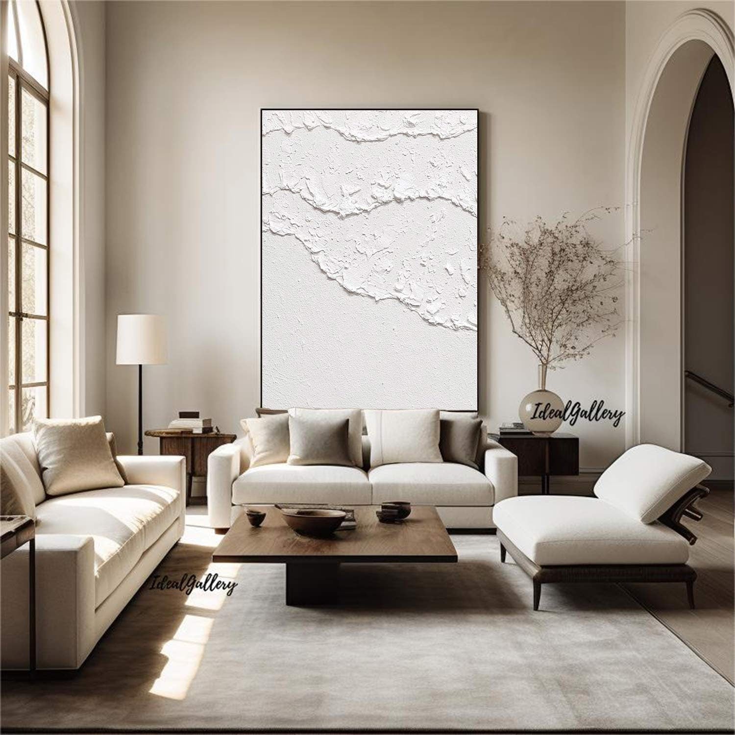 white Wall Art white 3D Textured art white textured Wall Art white abstract – Abstract Seascape Art