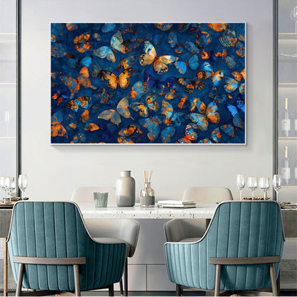 Colorful Abstract Butterfly Animal Wall Art Oil Painting