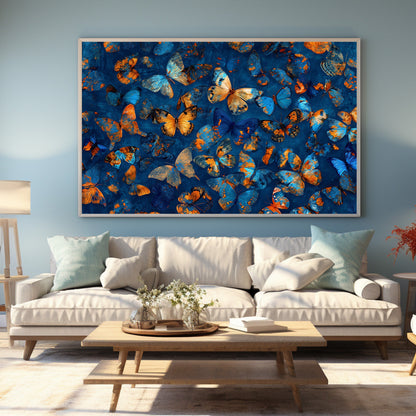 Colorful Abstract Butterfly Animal Wall Art Oil Painting