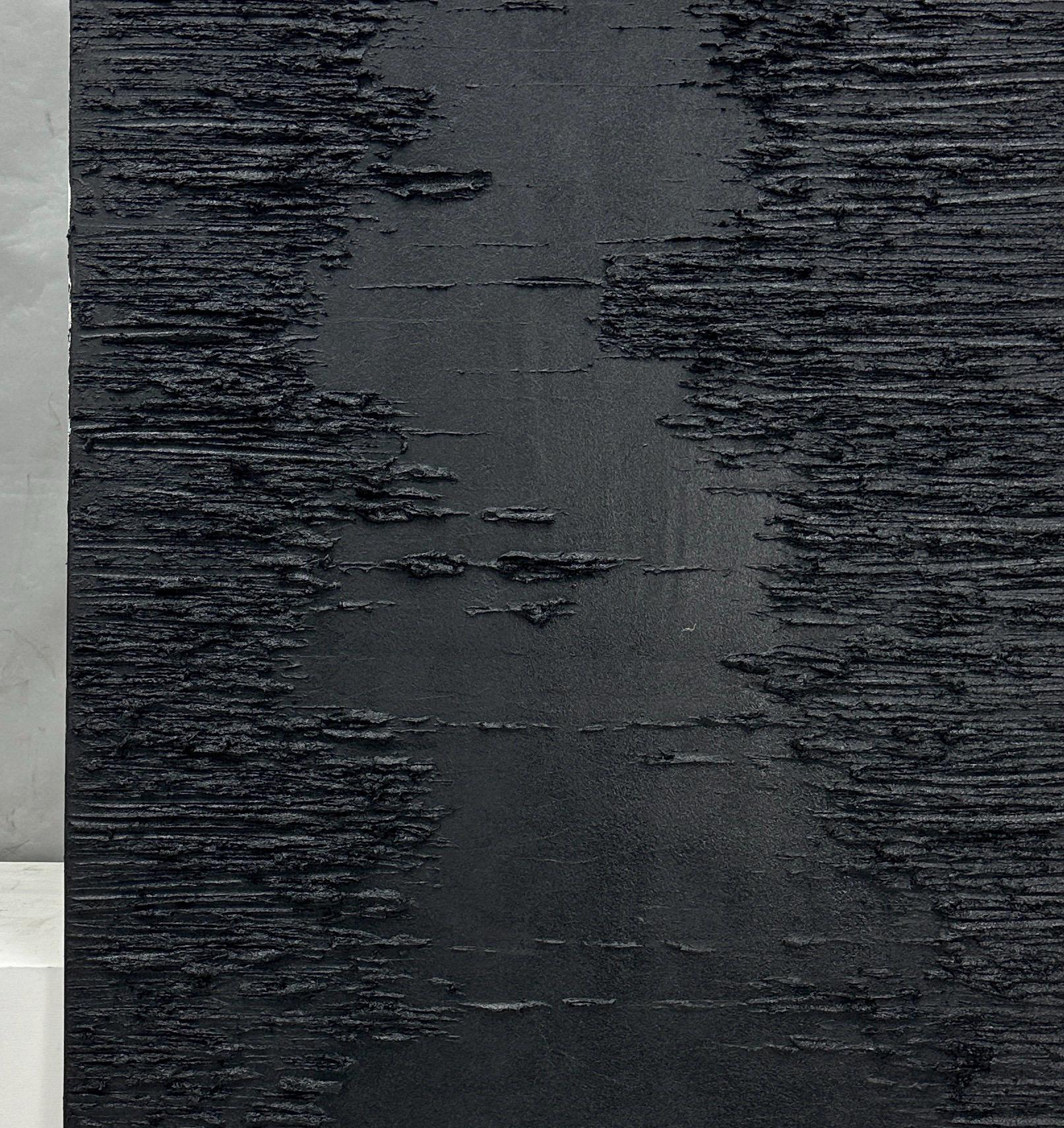 Personalized Black Abstract Painting – Minimalist Wall Decor – Custom Painting
