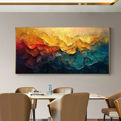 Colorful Textured Abstract Wall Art