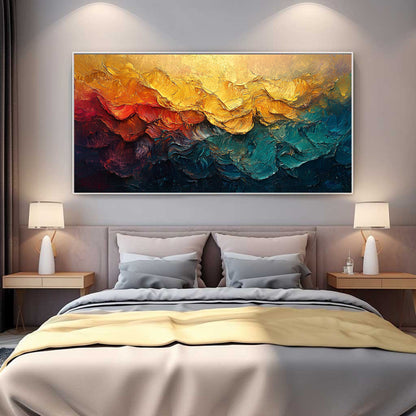 Colorful Textured Abstract Wall Art