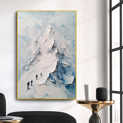 Original – Mountain Wall Art | Impasto Hand-Painted Painting, view 2