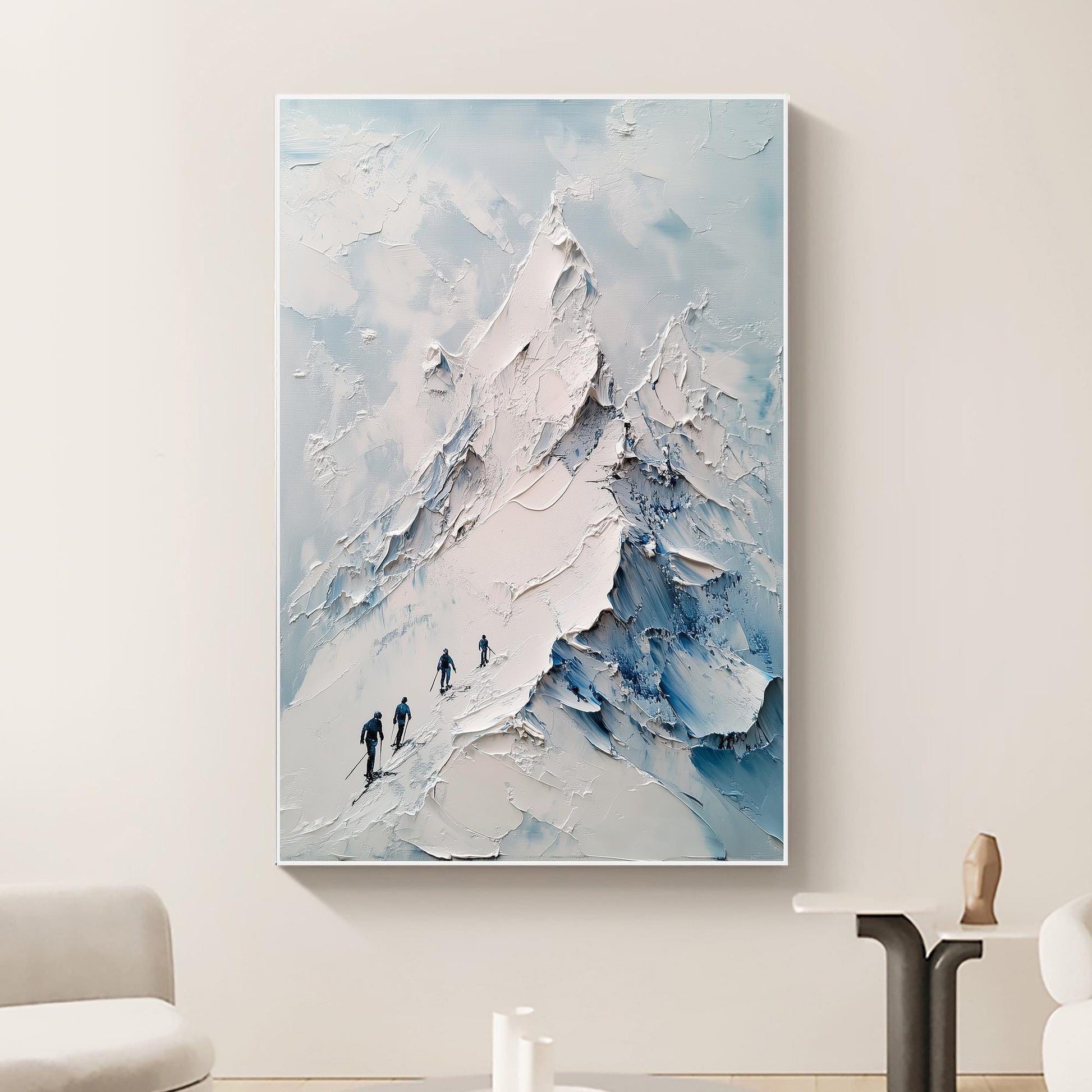 Original – Mountain Wall Art | Impasto Hand-Painted Painting, view 5