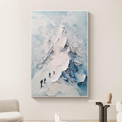 Original – Mountain Wall Art | Impasto Hand-Painted Painting, view 5