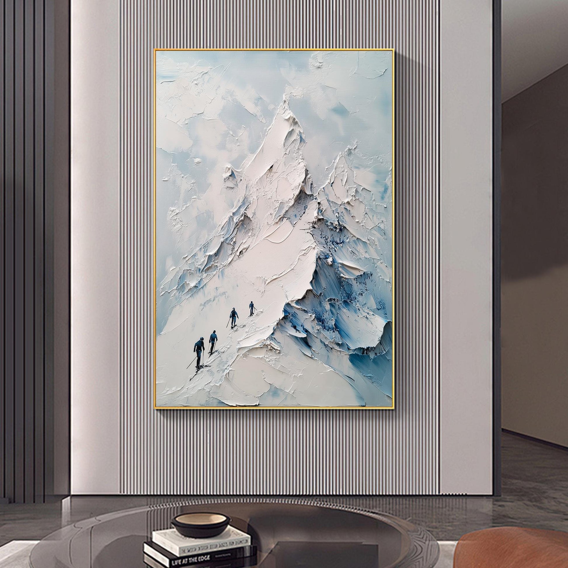Original – Mountain Wall Art | Impasto Hand-Painted Painting, view 4