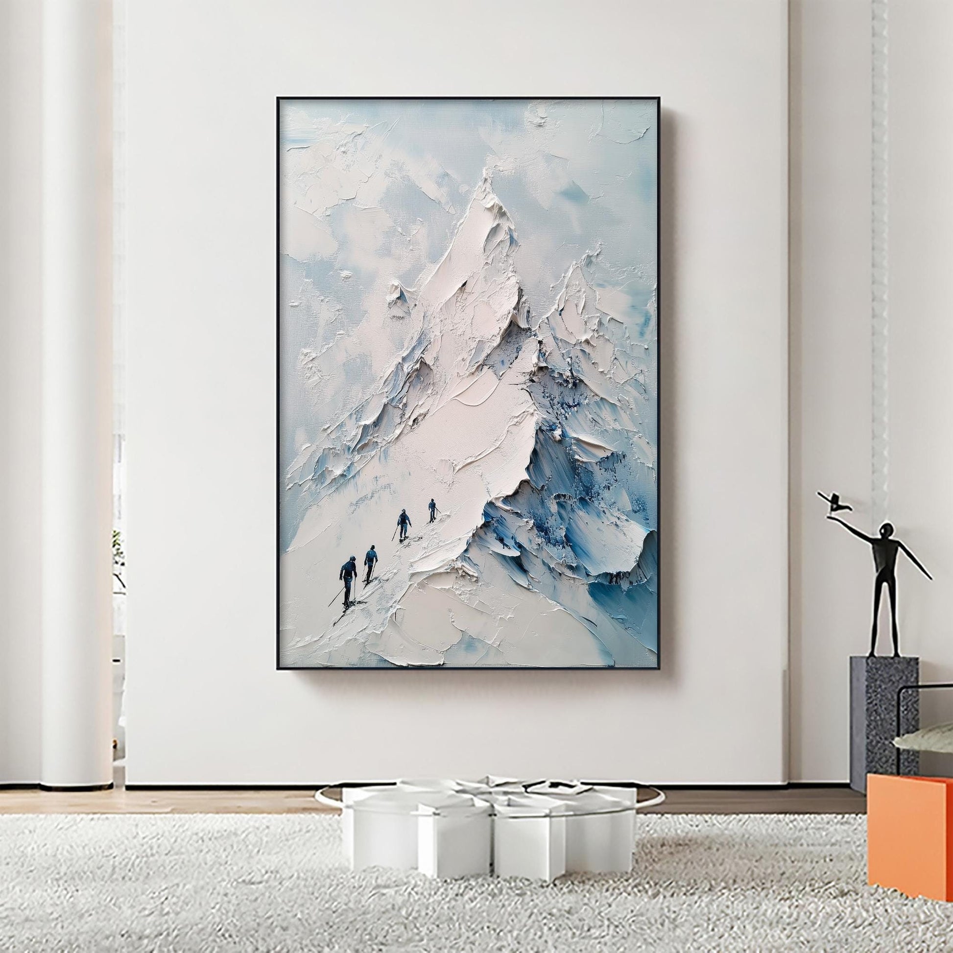 Original – Mountain Wall Art | Impasto Hand-Painted Painting, view 1