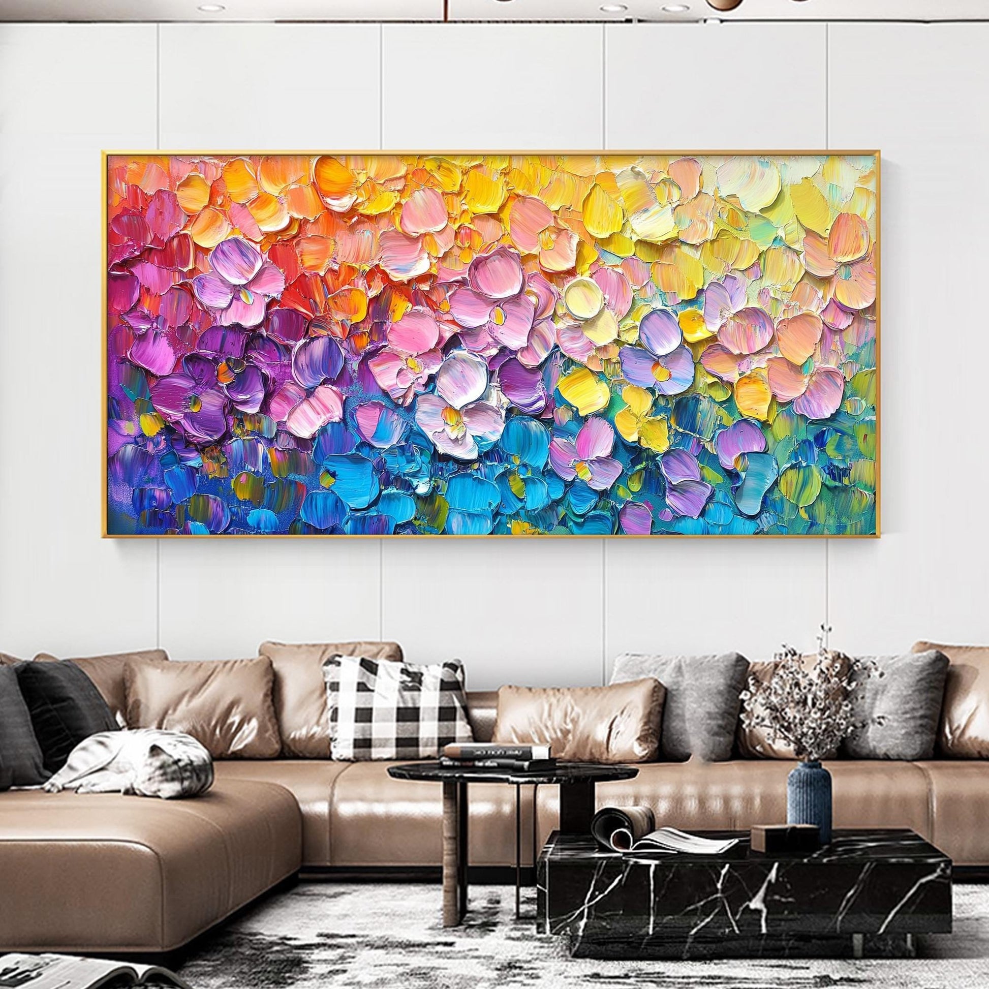 Original – Floral Wall Art | Impasto Hand-Painted Oil Painting, view 1