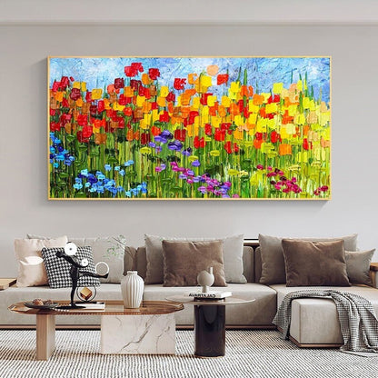 Original – Floral Wall Art | Abstract Oil Painting, view 1