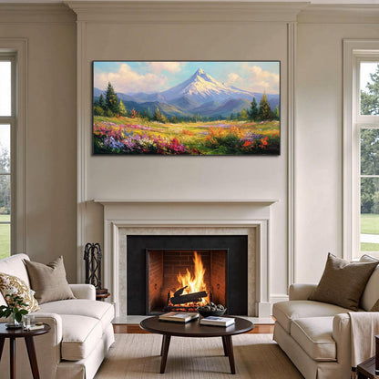 Textured Wildflower Floral Wall Art