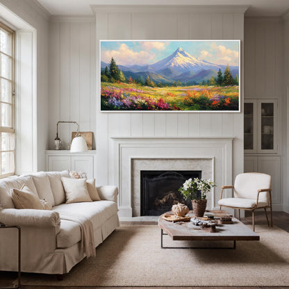 Textured Wildflower Floral Wall Art