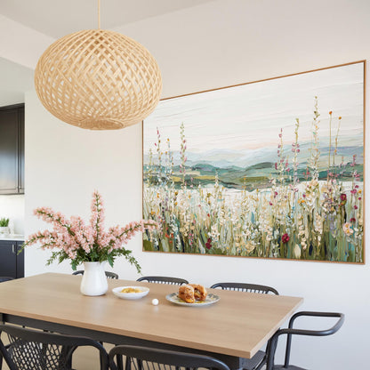 Impasto Wildflower Floral Wall Art