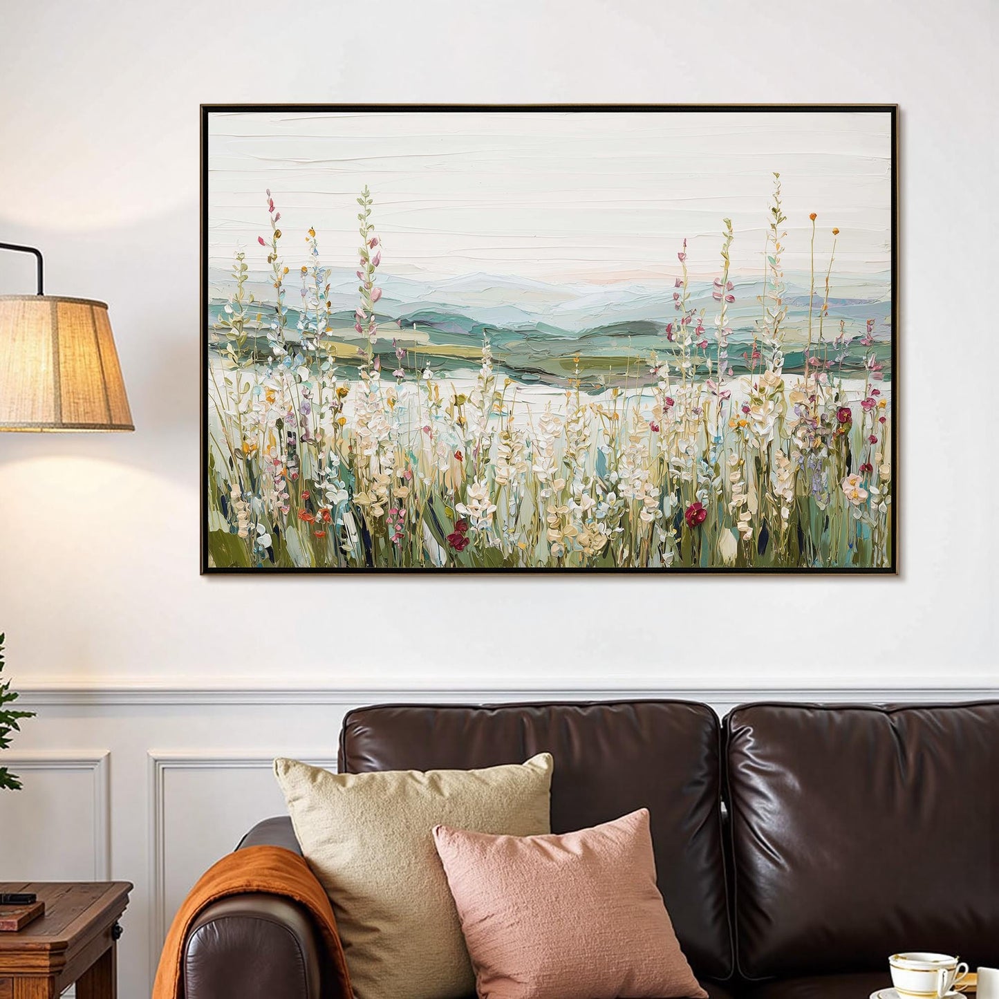 Impasto Wildflower Floral Wall Art