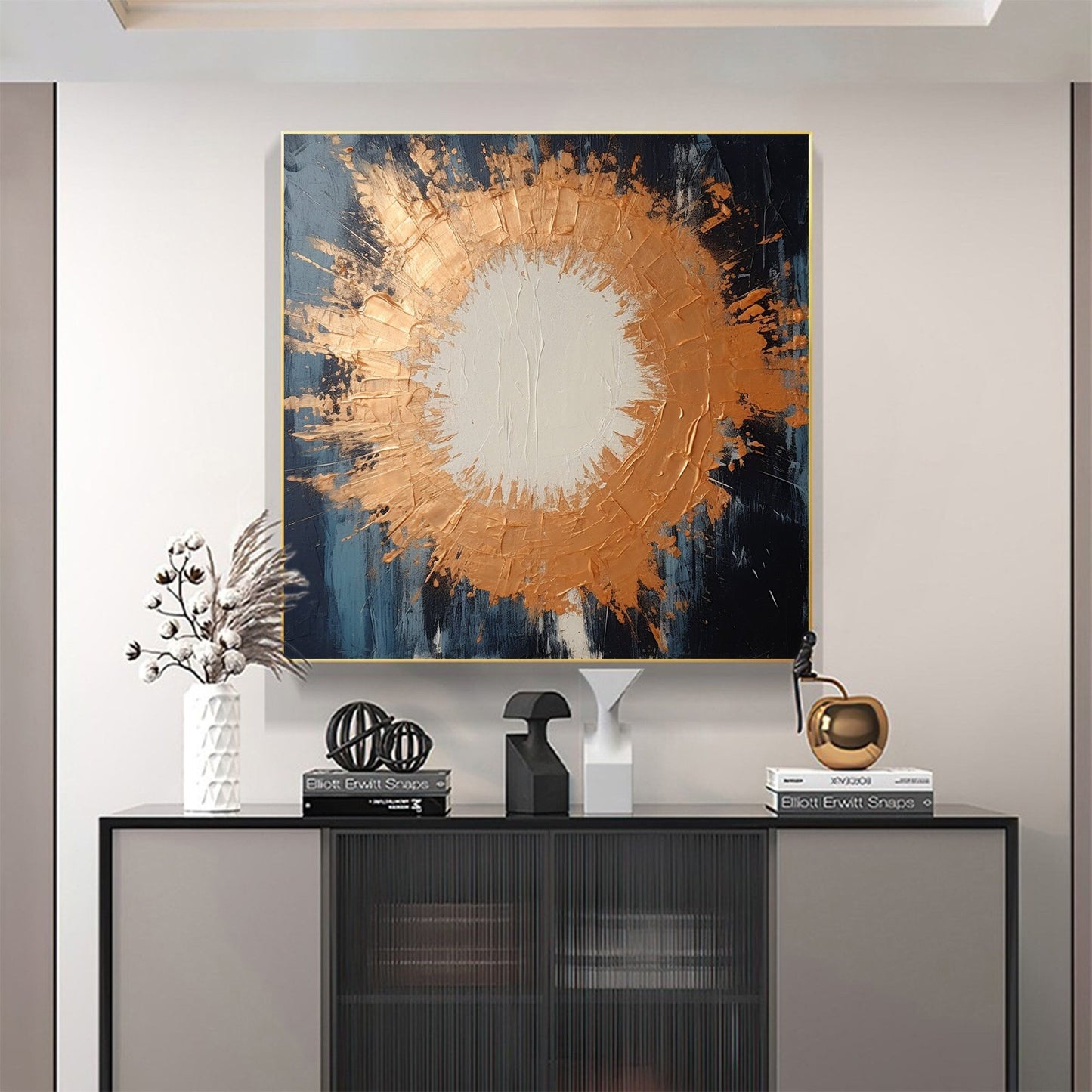 Original Gold – Large Gold Abstract Wall Art | Painting, view 1
