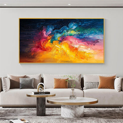 Original Universe – Colorful Abstract Wall Art | Hand-Painted Oil Painting, view 1
