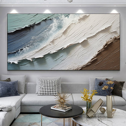 Original – Extra Large Seascape Wall Art | Abstract Oil Painting, view 1