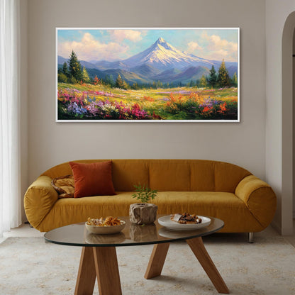 Textured Wildflower Floral Wall Art