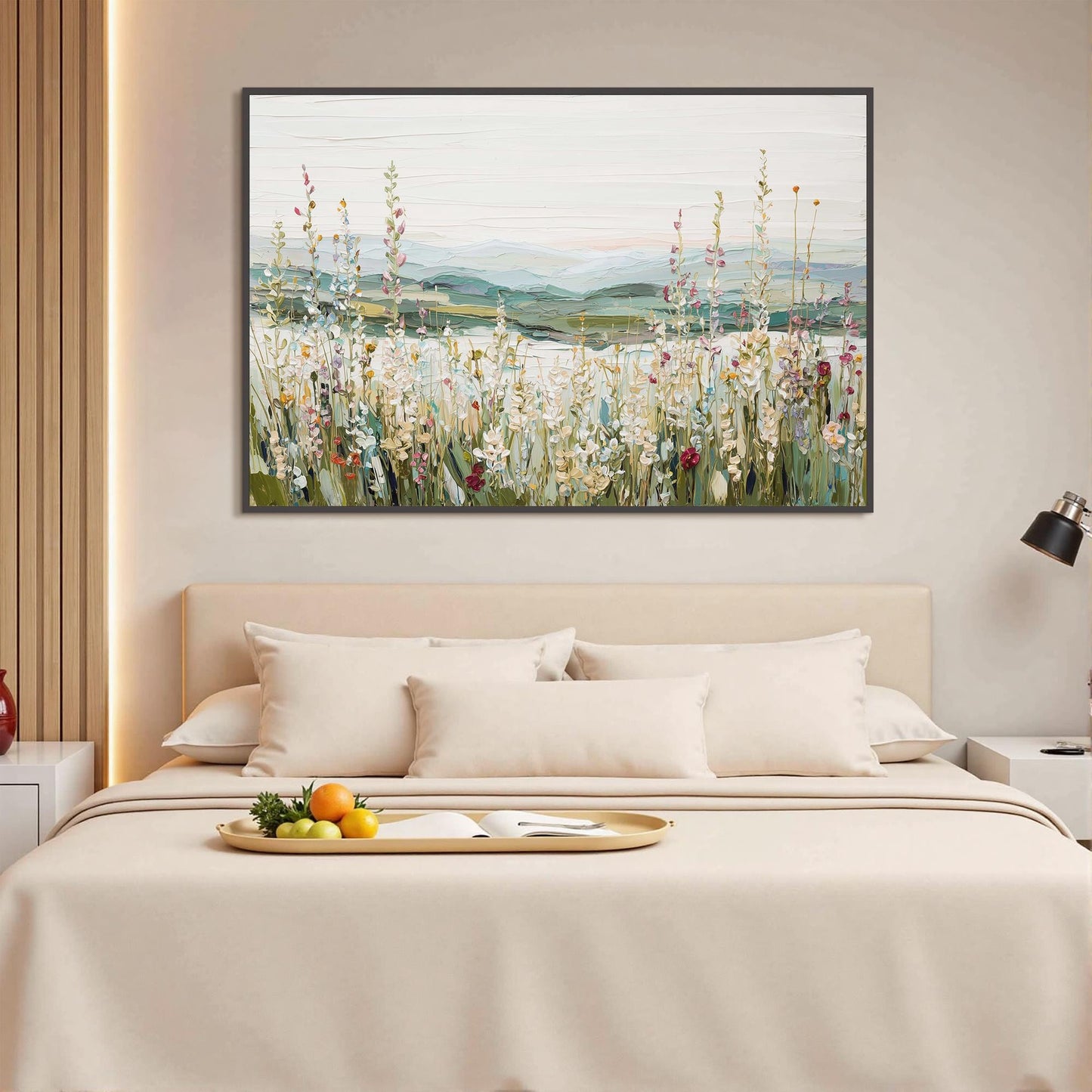 Impasto Wildflower Floral Wall Art