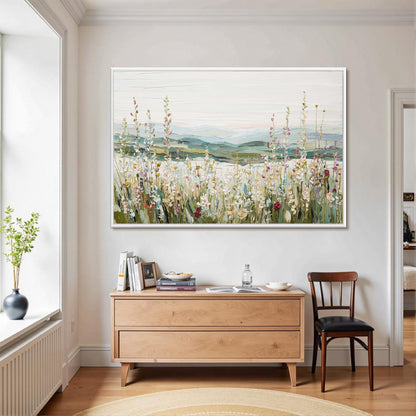 Impasto Wildflower Floral Wall Art