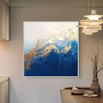 Large Colorful Impasto Abstract Wall Art