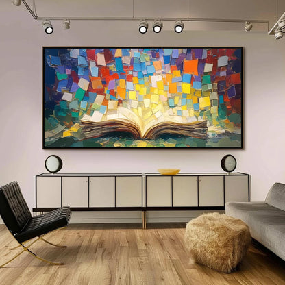 Colorful Textured Still Life Abstract Wall Art