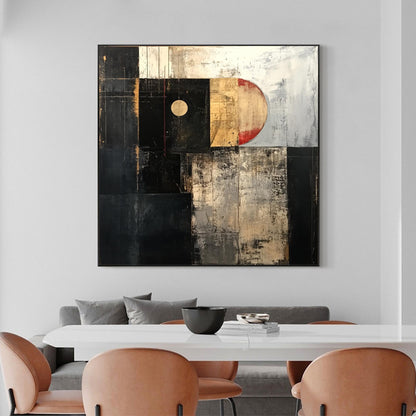 Textured Geometric Wall Art