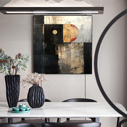 Textured Geometric Wall Art