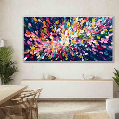 Colorful Impasto Abstract Wall Art