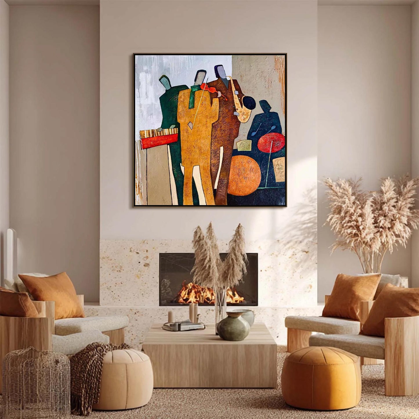 Abstract Wall Art - Abstract Jazz Trio