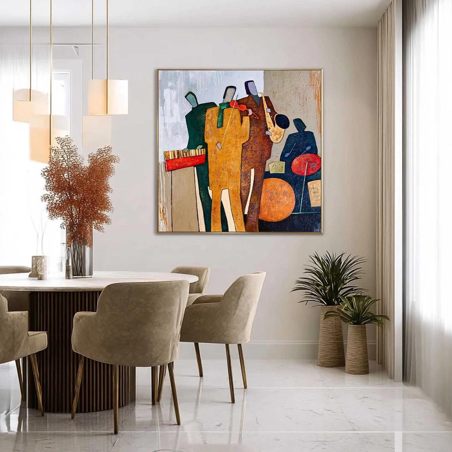 Abstract Wall Art - Abstract Jazz Trio