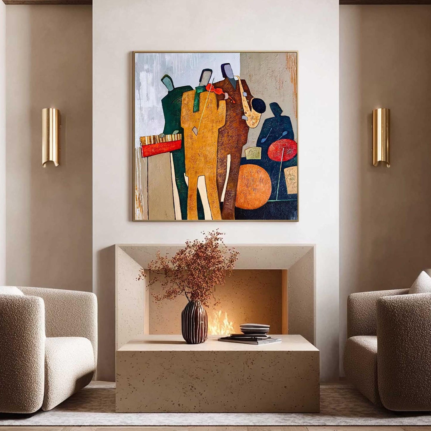 Abstract Wall Art - Abstract Jazz Trio
