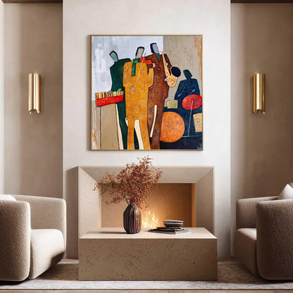Abstract Wall Art - Abstract Jazz Trio
