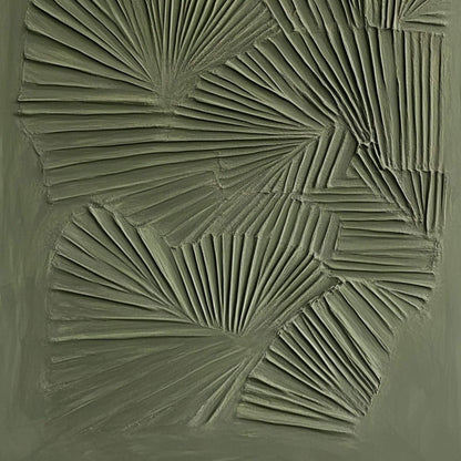 Sage Green Textured Abstract Minimalist Wall Art Painting