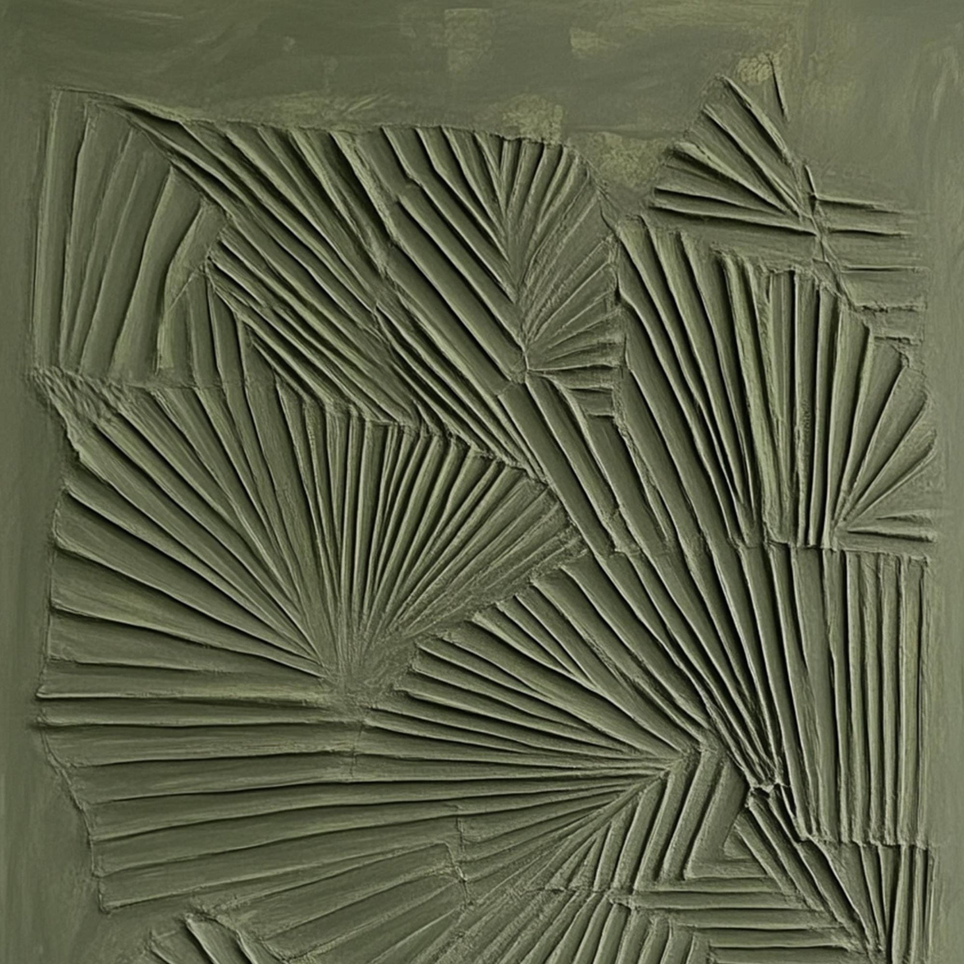 Sage Green – Sage and Green Abstract Minimalist Wall Art | Textured Painting, view 5