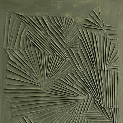 Sage Green – Sage and Green Abstract Minimalist Wall Art | Textured Painting, view 5