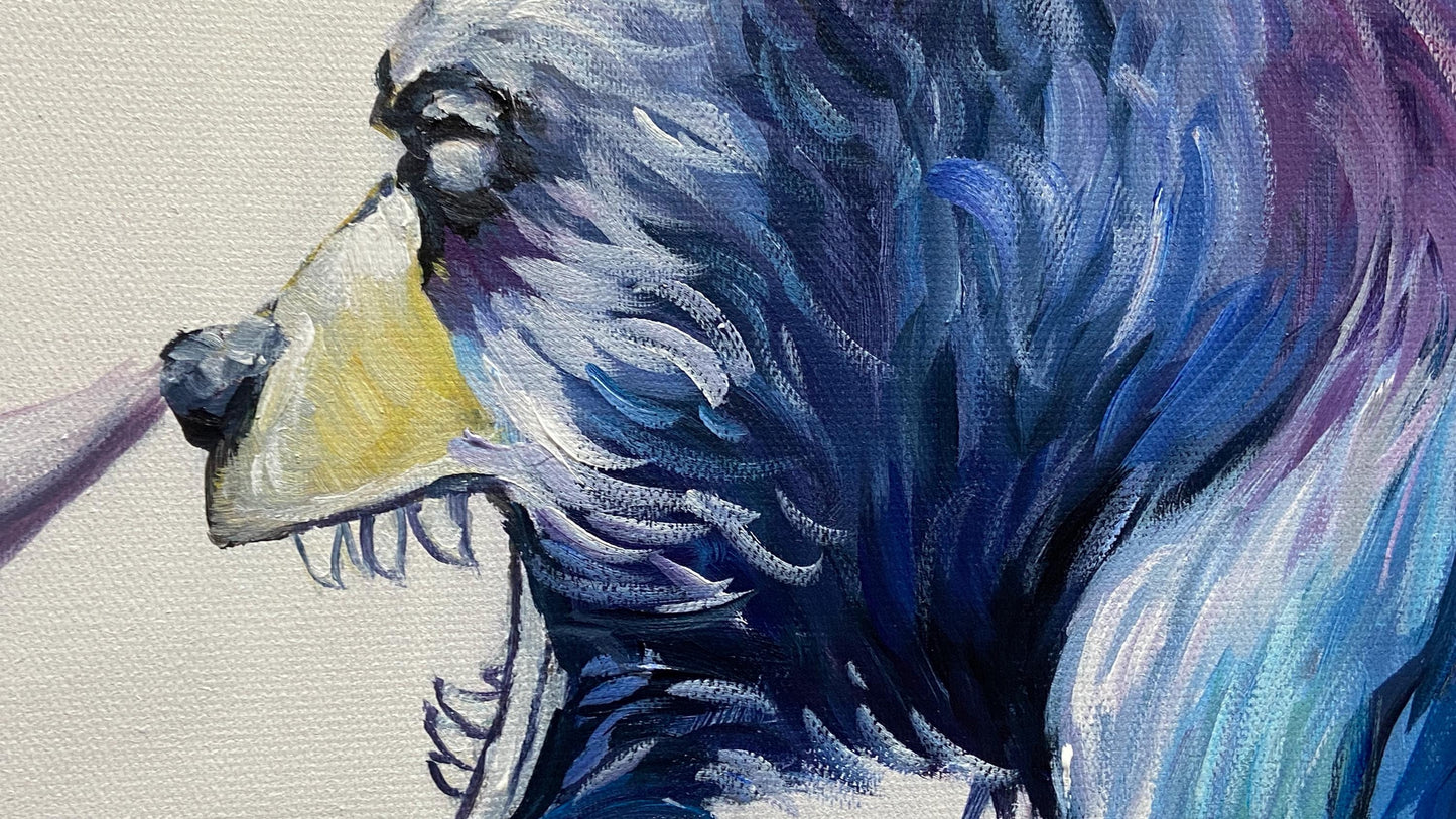 Dynamic Bull vs Bear Oil Painting – Dynamic Bull vs Bear