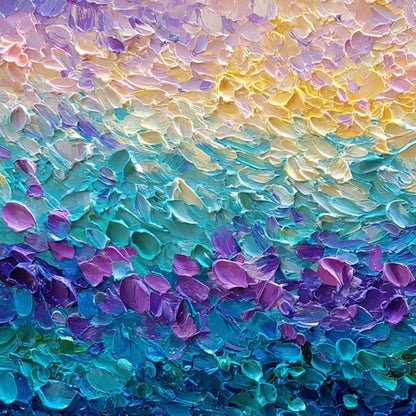 Textured Seascape Oil Painting, Vibrant Abstract Ocean Wall Art, Hand-Painted Canvas Home Decor – Seascape Wall Art | Abstrac