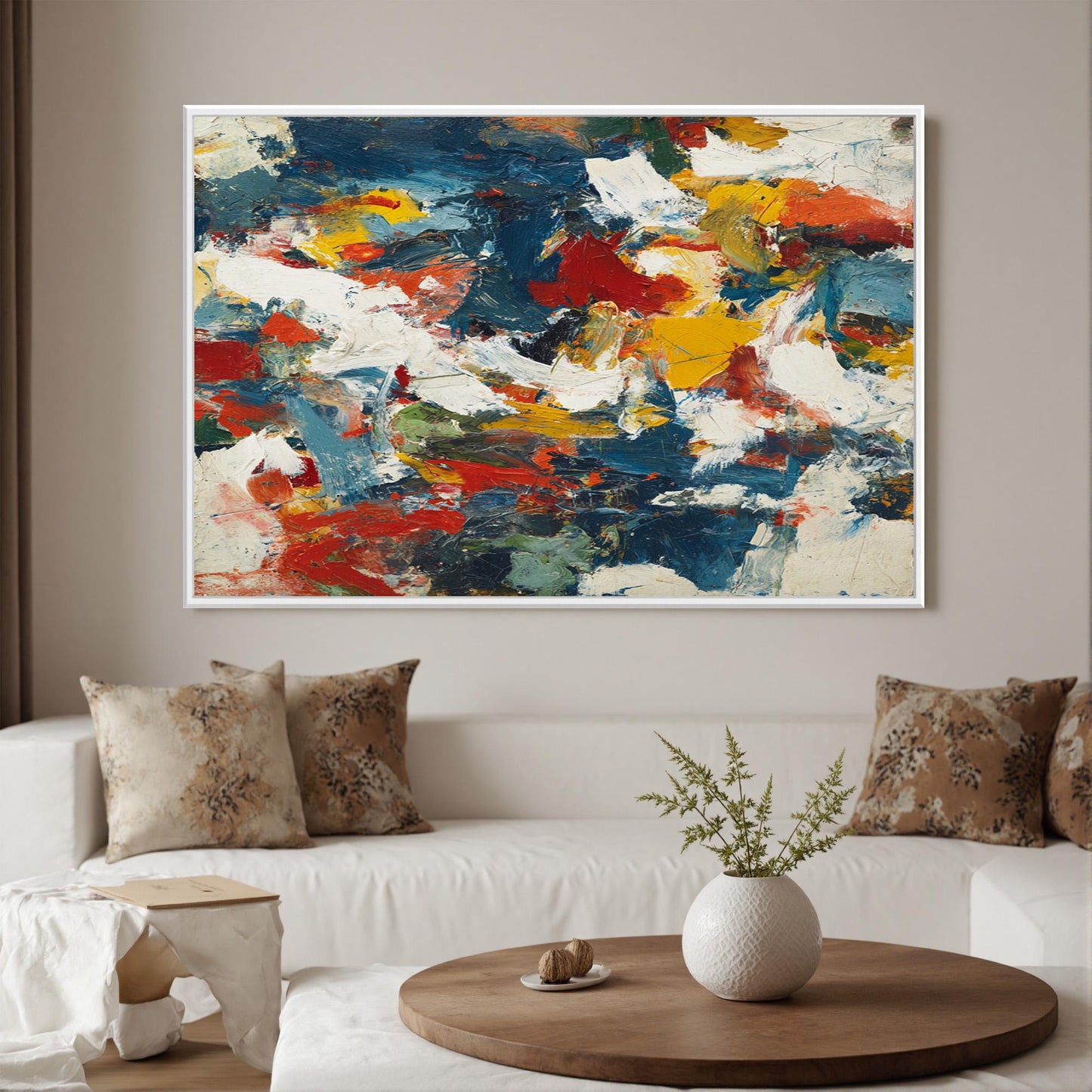 Vibrant – Colorful Abstract Wall Art | Oil Painting, view 4