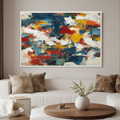 Vibrant – Colorful Abstract Wall Art | Oil Painting, view 4