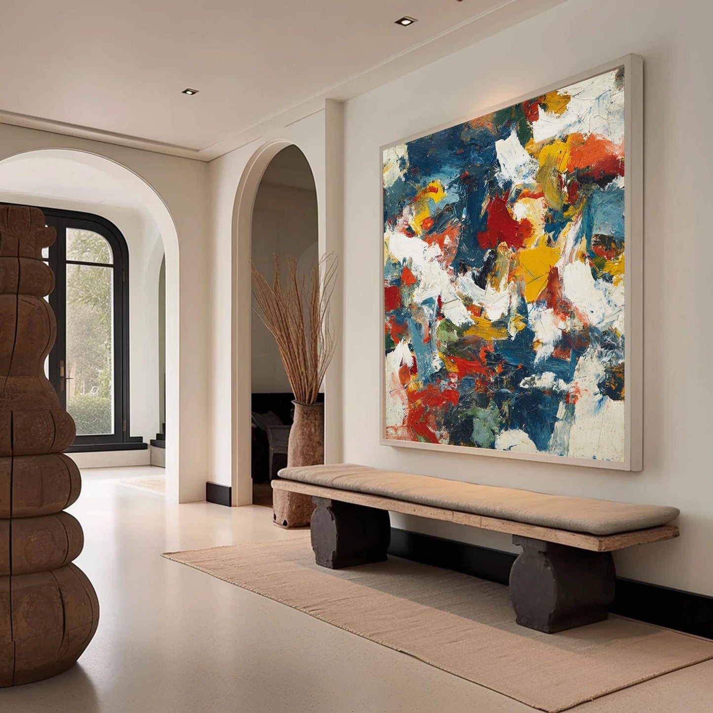 Vibrant – Colorful Abstract Wall Art | Oil Painting, view 3