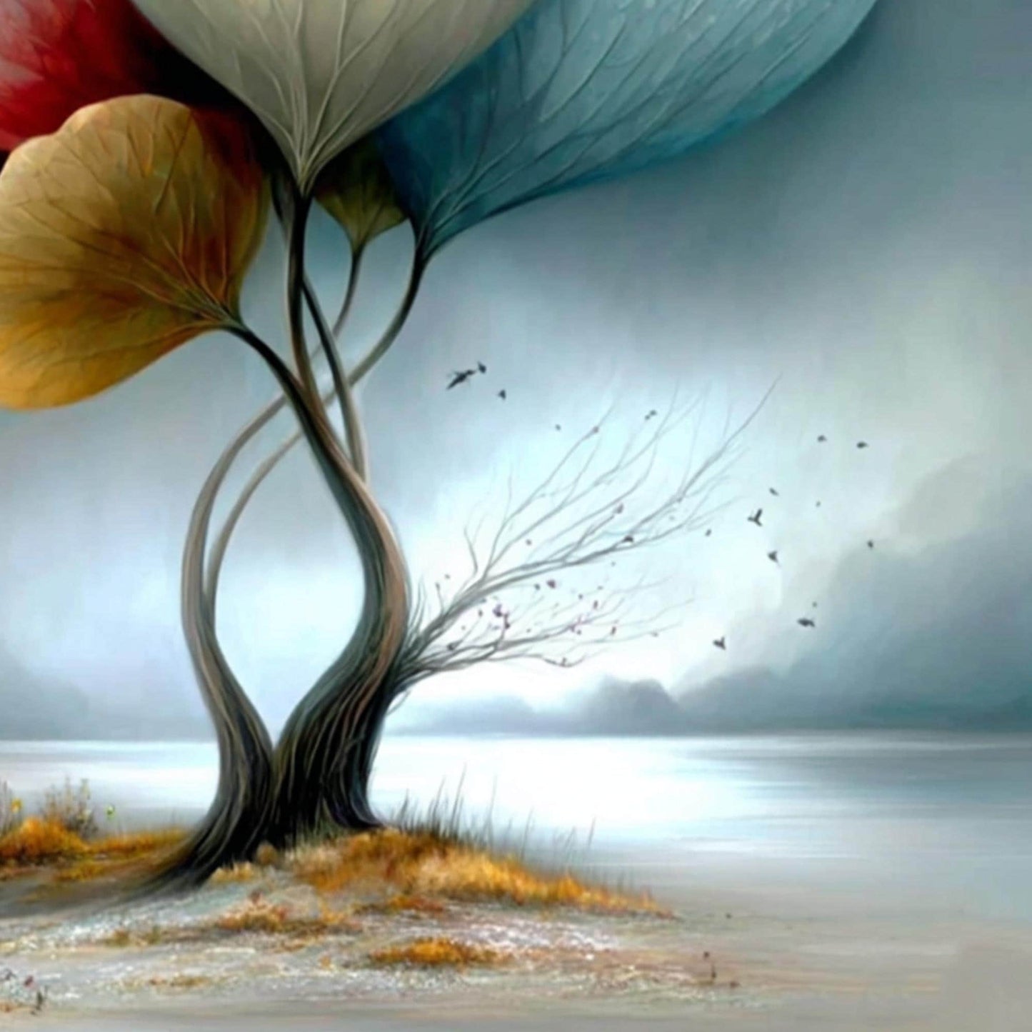 Colorful Floral Wall Art – Whimsical